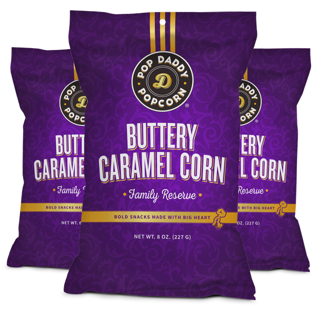 Pop Daddy - Premium Buttery Caramel Corn Family Reserve 8oz. F184