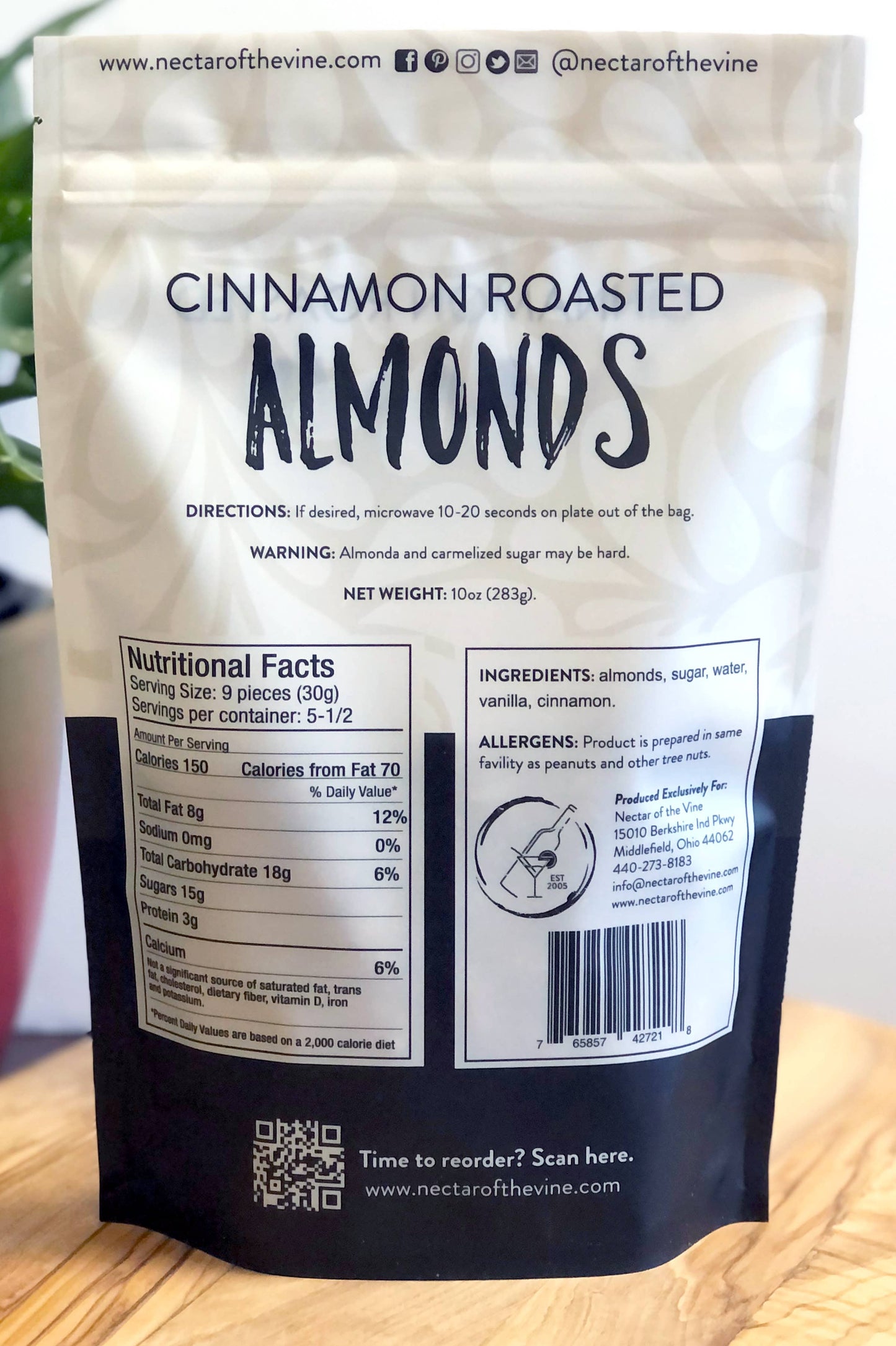 Cinnamon Kettle Roasted Almonds (F129)