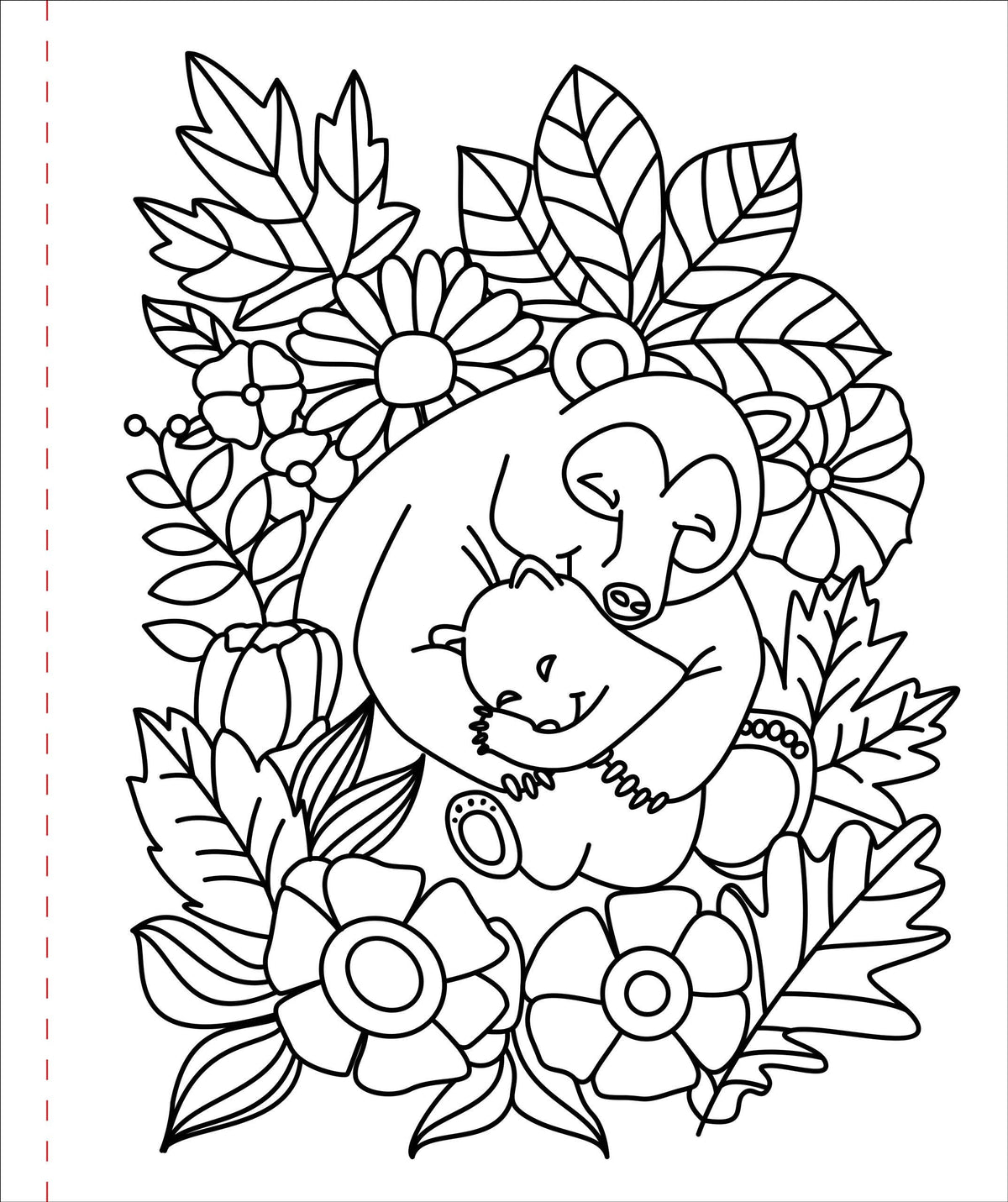 Large Print Coloring Book - Home Sweet Home