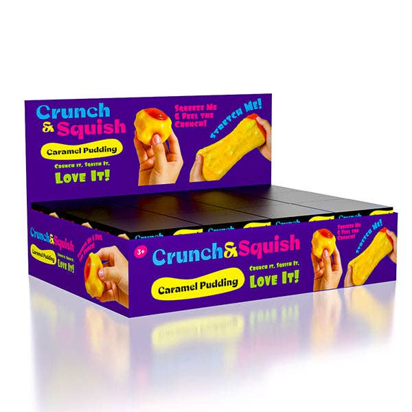 NEW ARRIVAL!! Crunch & Squish Caramel Pudding Crunchy Squishies®