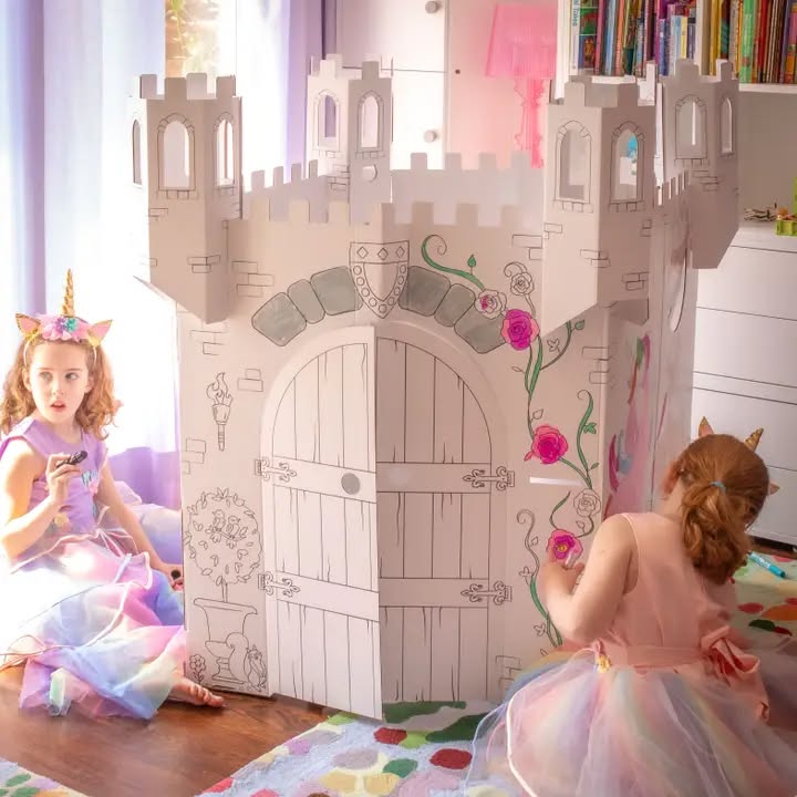 π°π GIANT COLOR-YOUR-OWN CARDBOARD PLAYHOUSES! LOCAL PICKUP ONLY