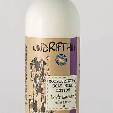 Windrift Hill Goat Milk Lotion 8oz size