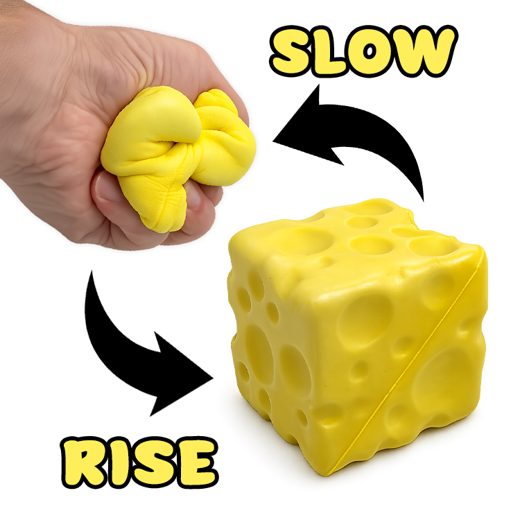 ALMOST SOLD OUT Fun Doh Slow Rise Cheese Squishies | Viral Sensory Display