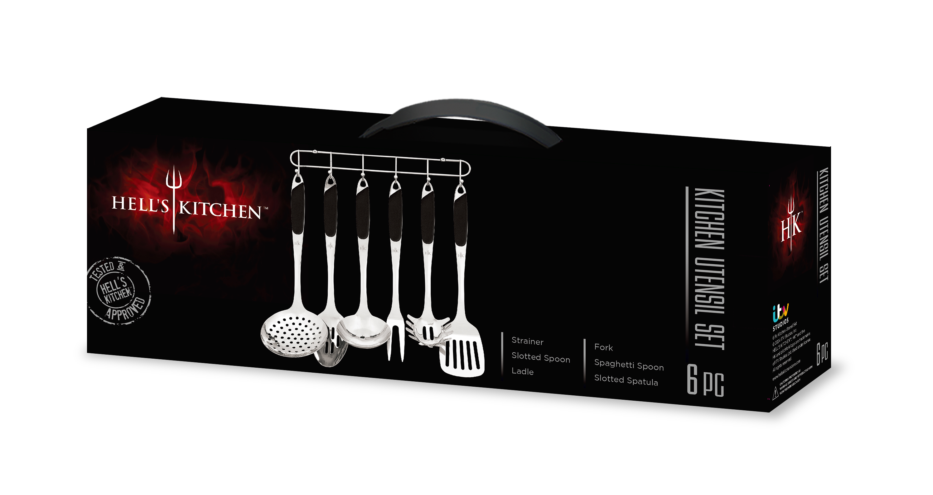 Hell's Kitchen 6 Pc Stainless Kitchen Utensil Set My Minky Obsession