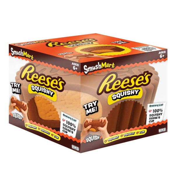 PREORDER ARRIVES MID DECEMBER RMS® SmushMart™ Giant Reese's® PB Cup Squishy – 1pc