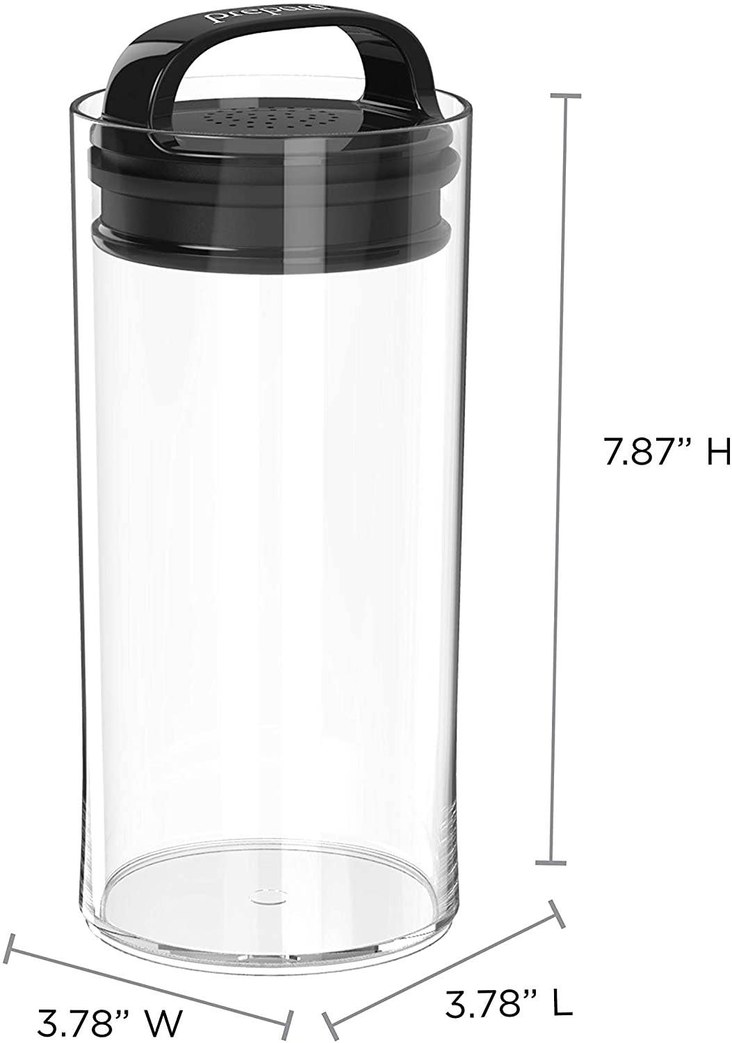 EVAK Fresh Saver Food Storage Short - Black Handle