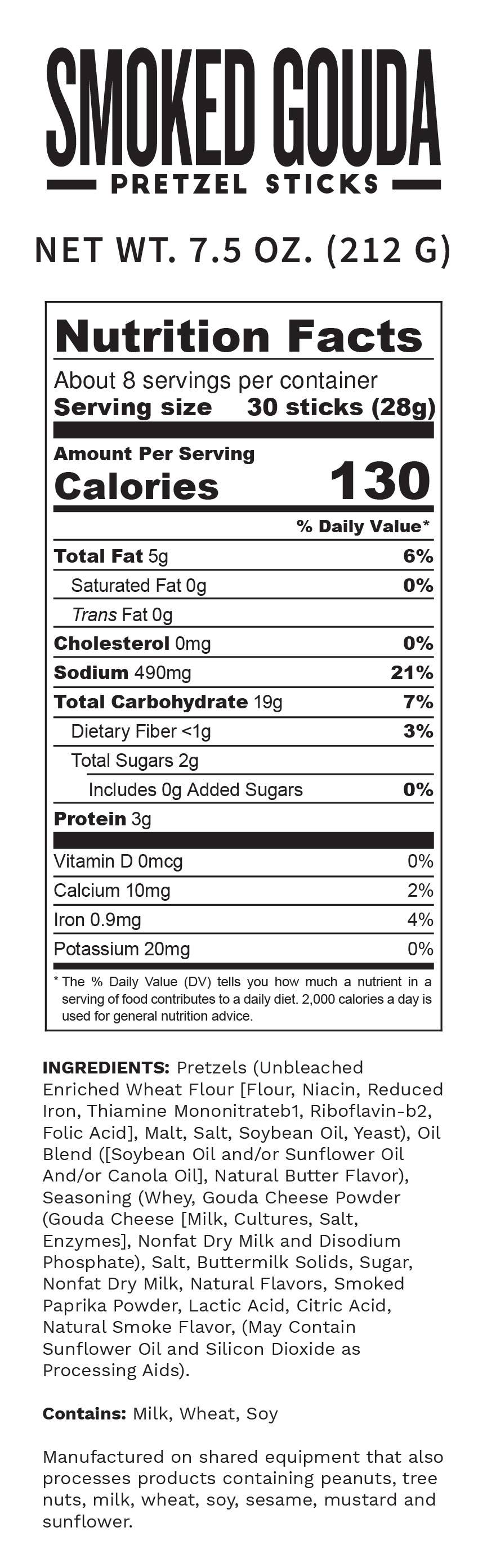 Pop Daddy – Smoked Gouda Seasoned Pretzels 7.5oz (F159)
