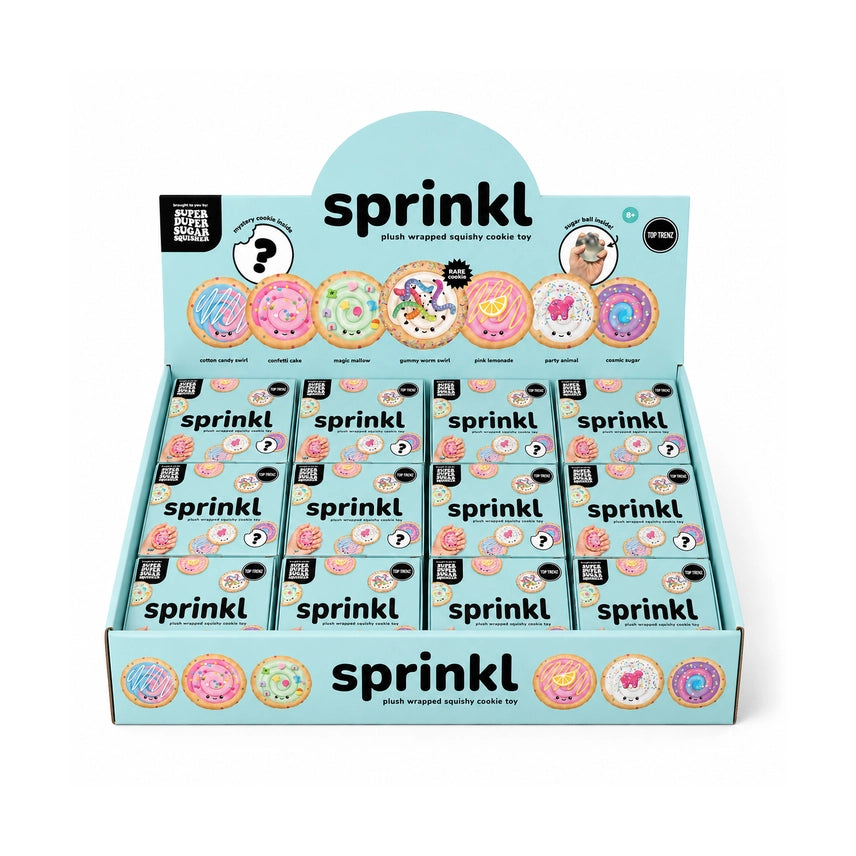 NEW ARRIVAL!! Super Duper Sugar Squisher Plush - Mystery Sprinkl Cookies
