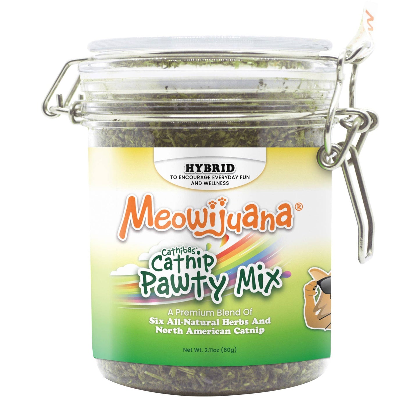 Meowijuana Jar of Pawty Mix F260 (shipping cost will be sent 7/22)
