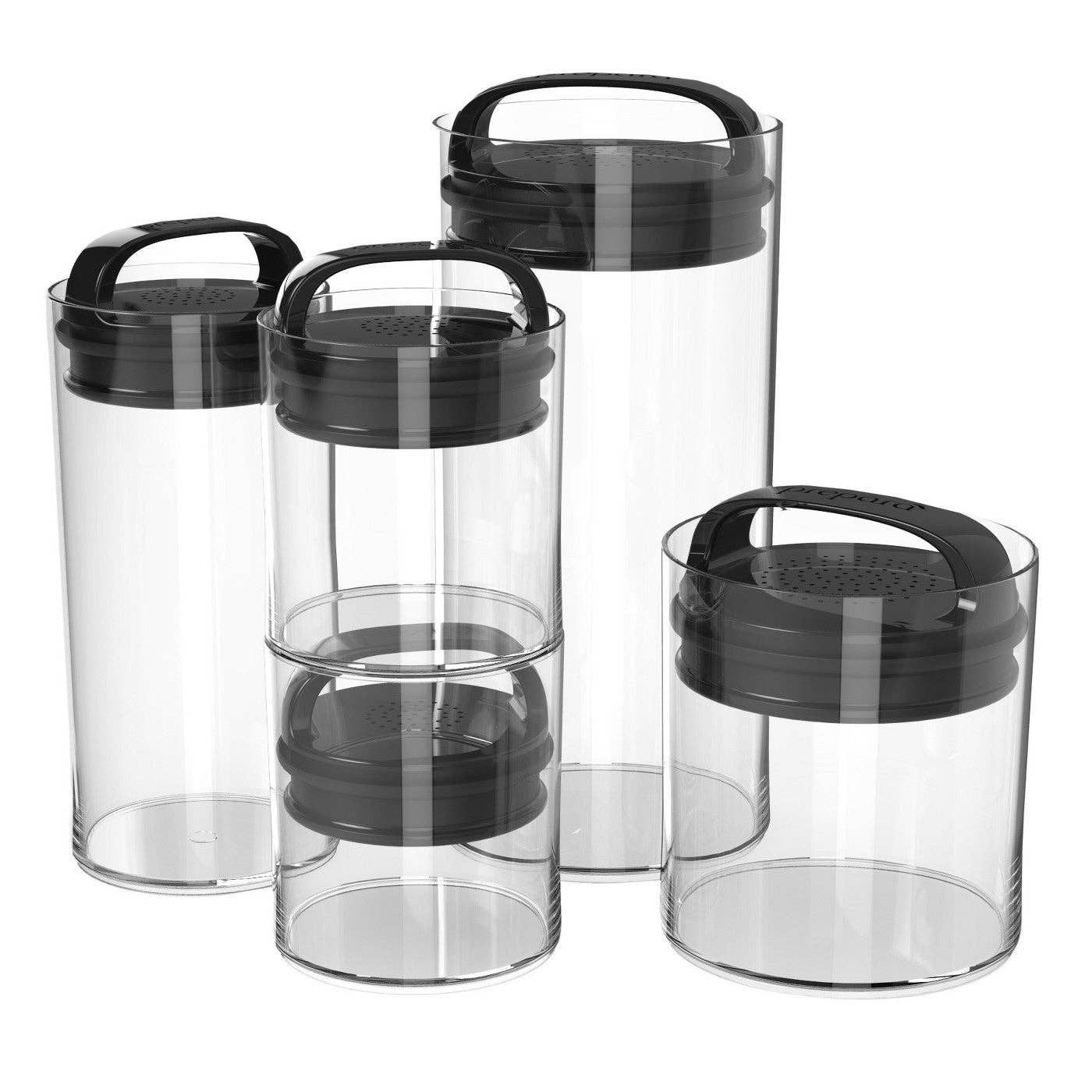 EVAK Fresh Saver Food Storage Short - Black Handle