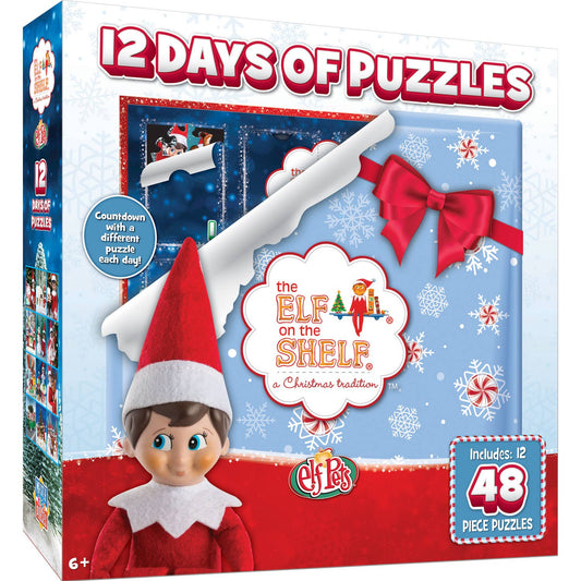 12 Days of Elf on the Shelf Puzzles - Advent Calendar