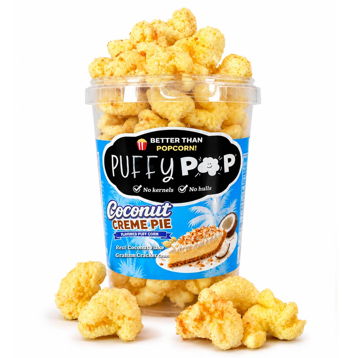 Crack Corn / Puffy Pop - Coconut Crème Pie (4 oz)