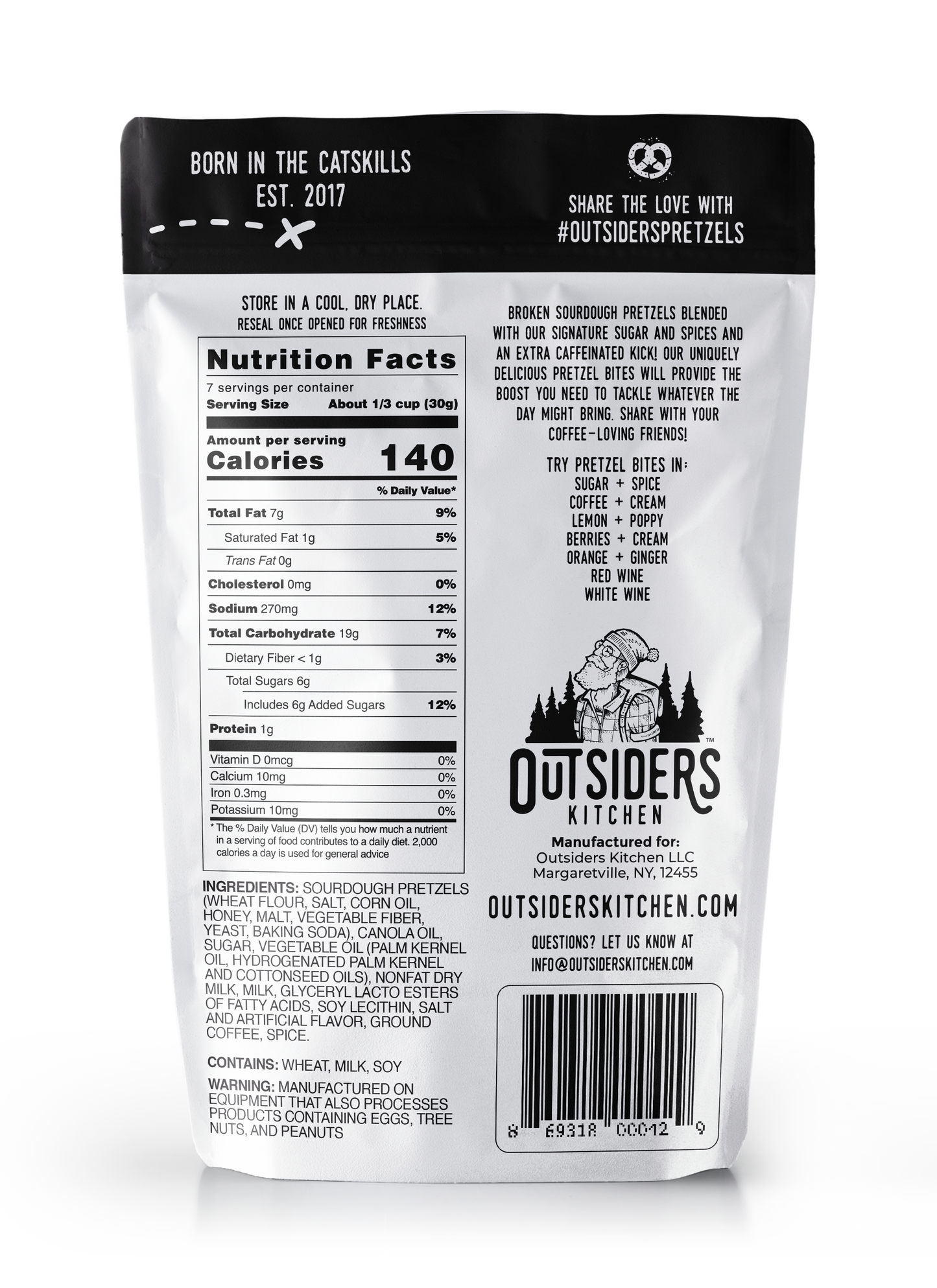 SALE!!! Coffee + Cream Pretzel Bites