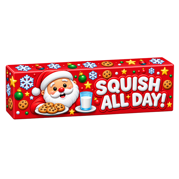 Fun Doh 10" Christmas JUMBO Butter Slow-Rise Toy - 9/Display: Wholesale Price