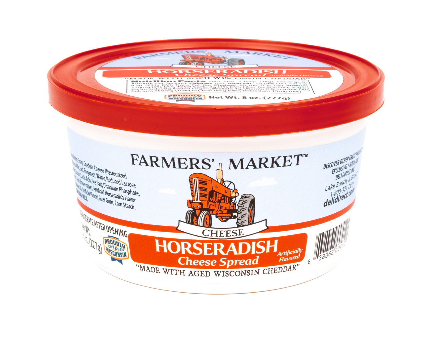 PREORDER Wisconsin Cheese Spread Farmers Market Shelf Stable 8oz