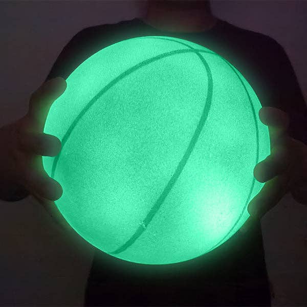 StealthDunk Glow-in-the-Dark Silent Basketball No. 3 Kids' Size