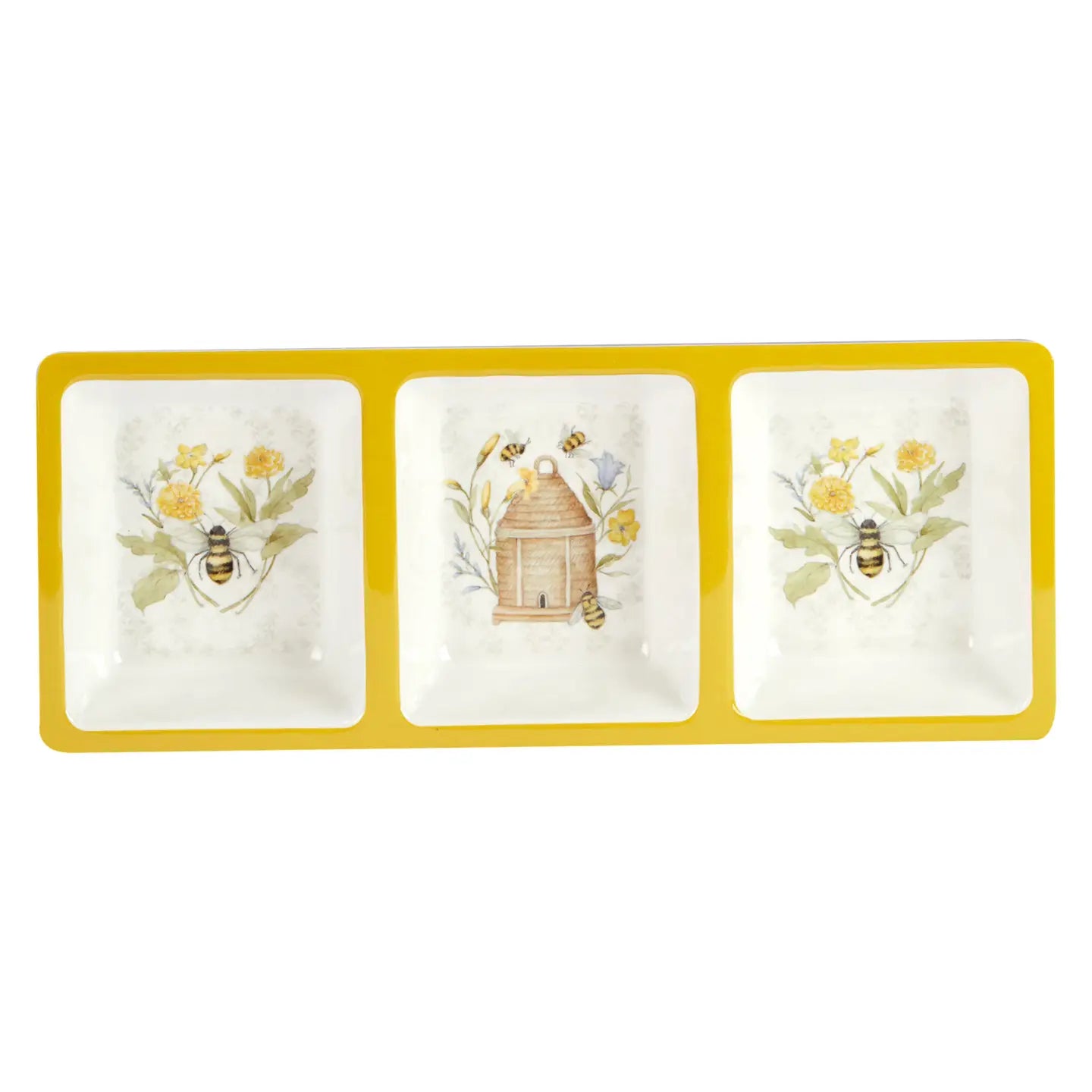 Bee Sweet 3 section Relish Tray