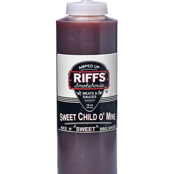Riffs Bbq Sauce! Sweet Child O'Mine 16.OZ