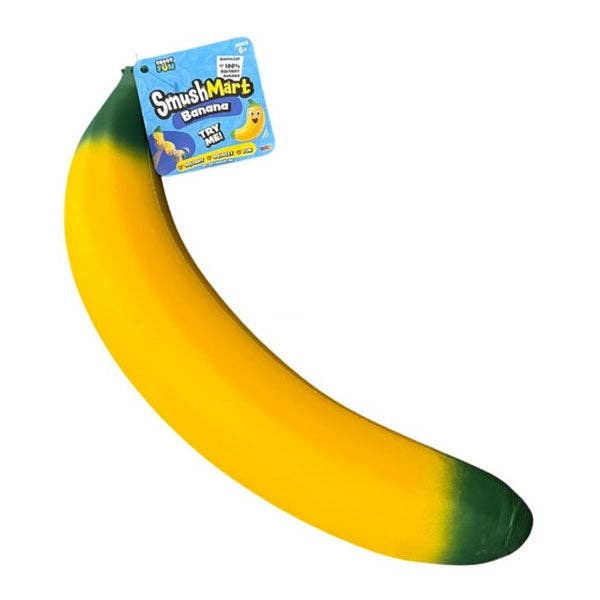 RMS® SmushMart™ Giant 15" Banana Squishy 1pc