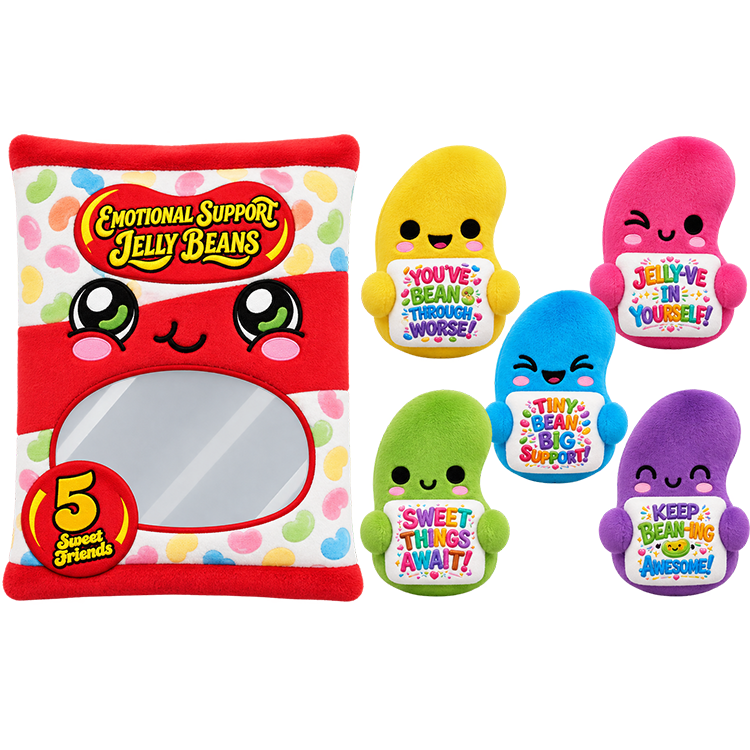 Snack Pack Pals Emotional Support Snack Plush Set | PREORDER