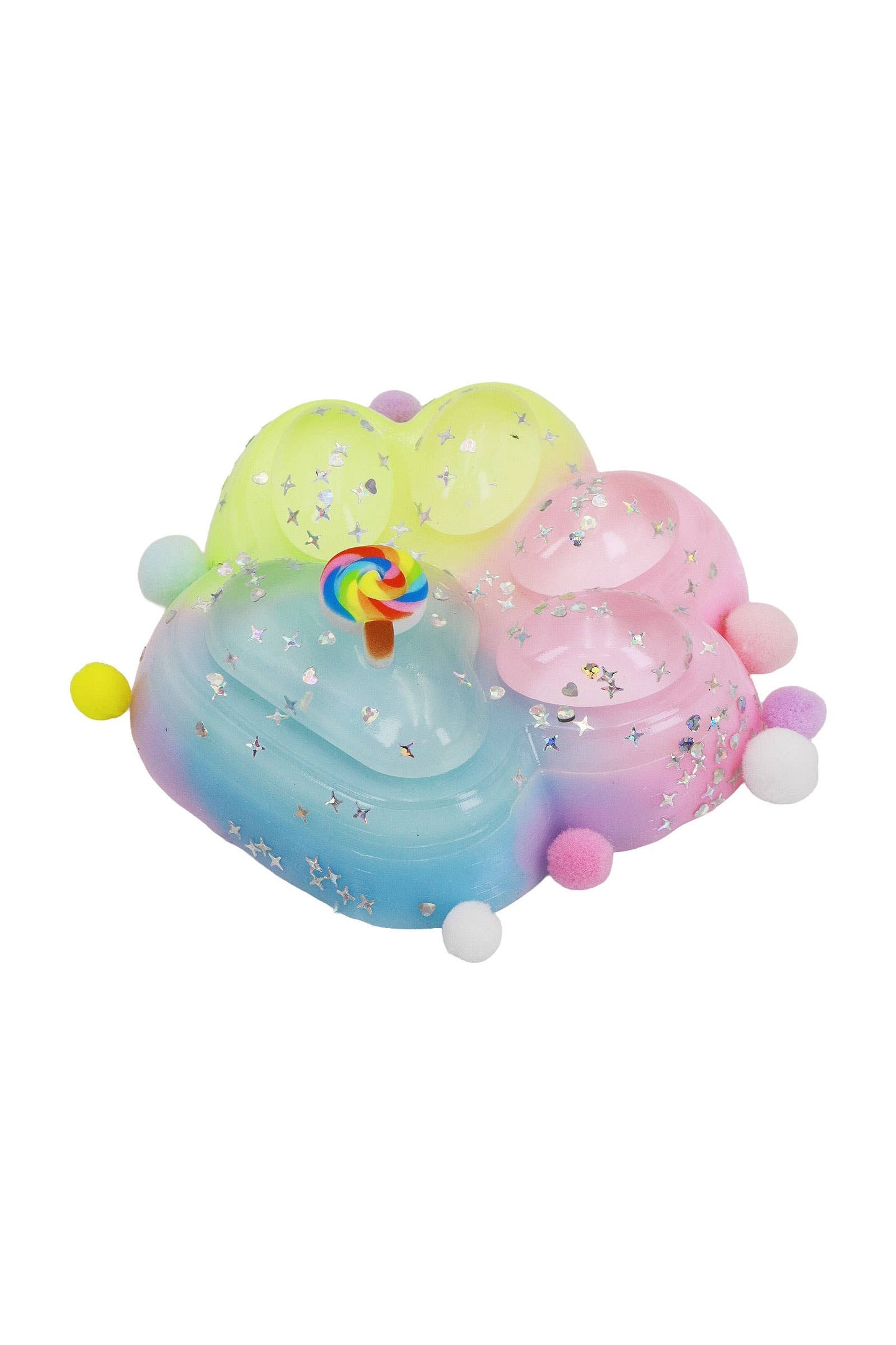 Jumbo Pastel Paw Ombre Mochi Sticky Squishy - 4.75 Inch