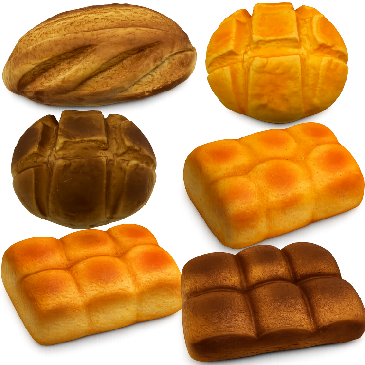 Fun Doh MEGA 7" Bread Slow Rise Squishy Bakery - 6/Display: Wholesale Price