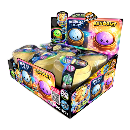 ARRIVING EARLY JUNE Fun Doh Color Changing Dumpling Squishy Toy