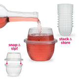 Halo Vino Shatterproof stackable wine glasses