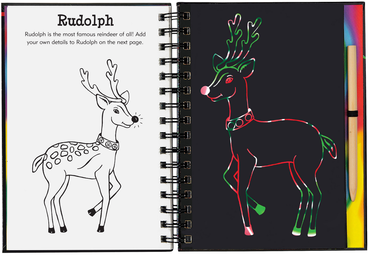Merry Christmas Scratch and Sketch