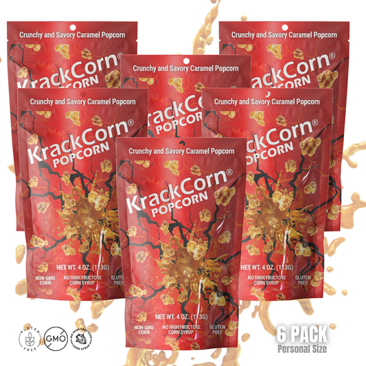 KrackCorn Popcorn 4oz Original Caramel