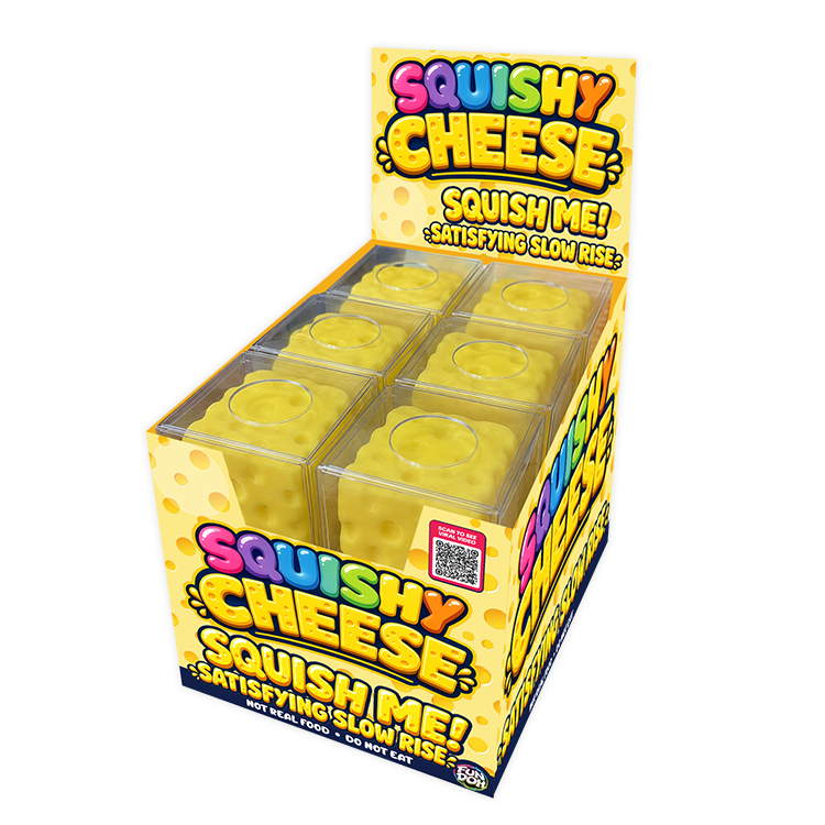 ALMOST SOLD OUT Fun Doh Slow Rise Cheese Squishies | Viral Sensory Display