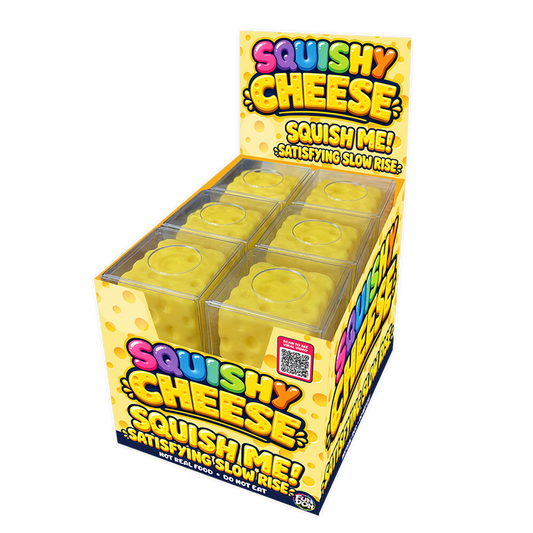 ARRIVES MID JUNE Fun Doh Slow Rise Cheese Squishies | Viral Sensory Display