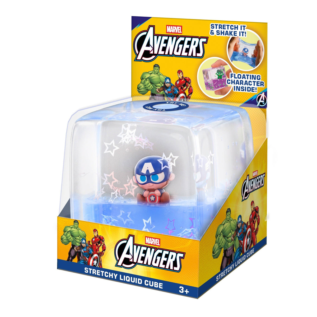 Marvel® Avengers Stretchy Liquid Cube Fidget Toy PREORDER MID NOV