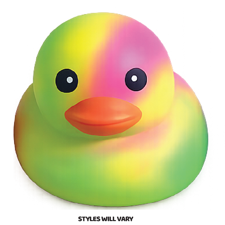 Fun Doh MEGA 5" Squishy Tie Dye Duck Toy Variety - 8/Display