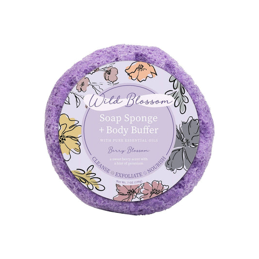 Wild Blossom Soap Infused Body Buffer-Berry Blossom