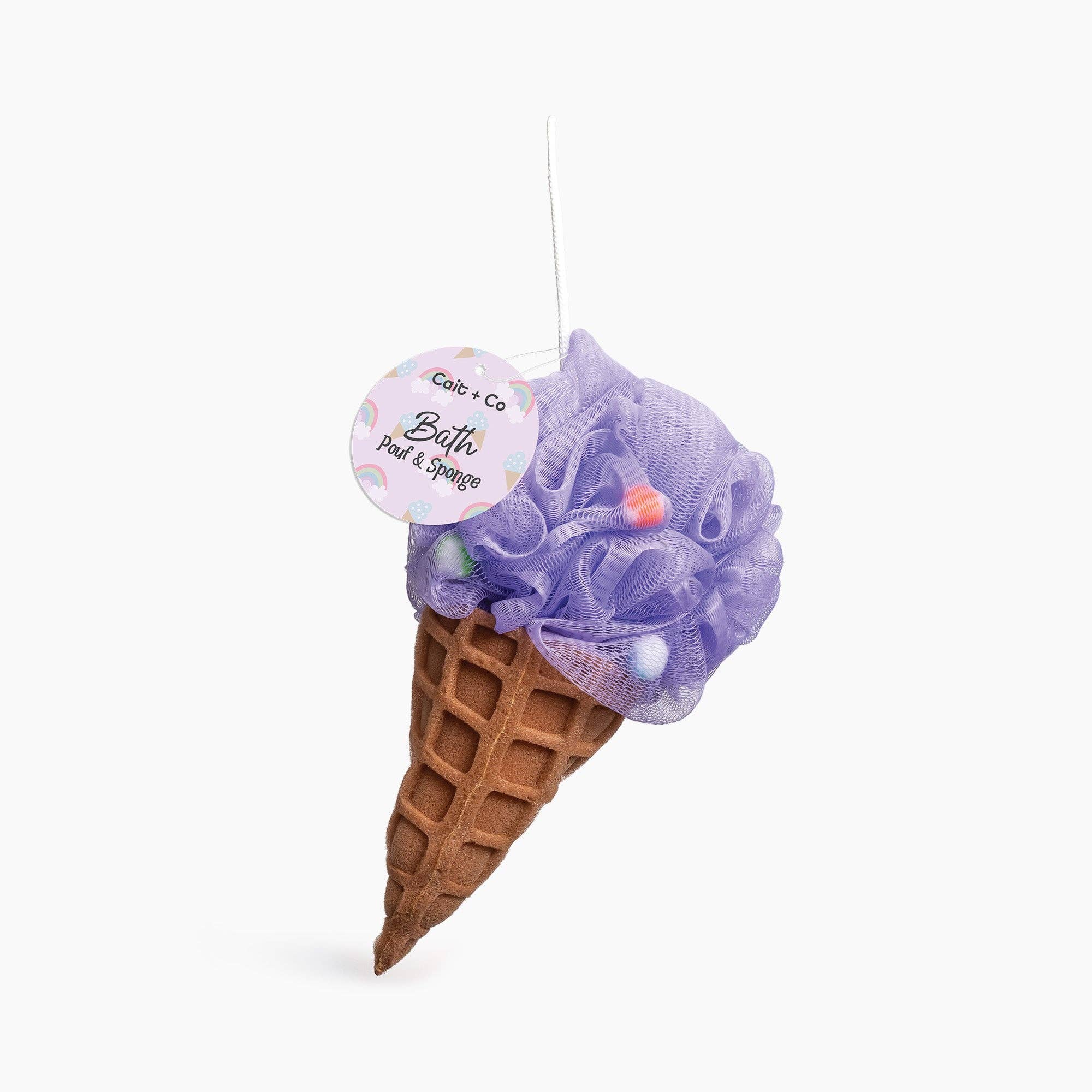 Forever YoungBath Pouf & SpongeIce Cream Purple My Minky Obsession