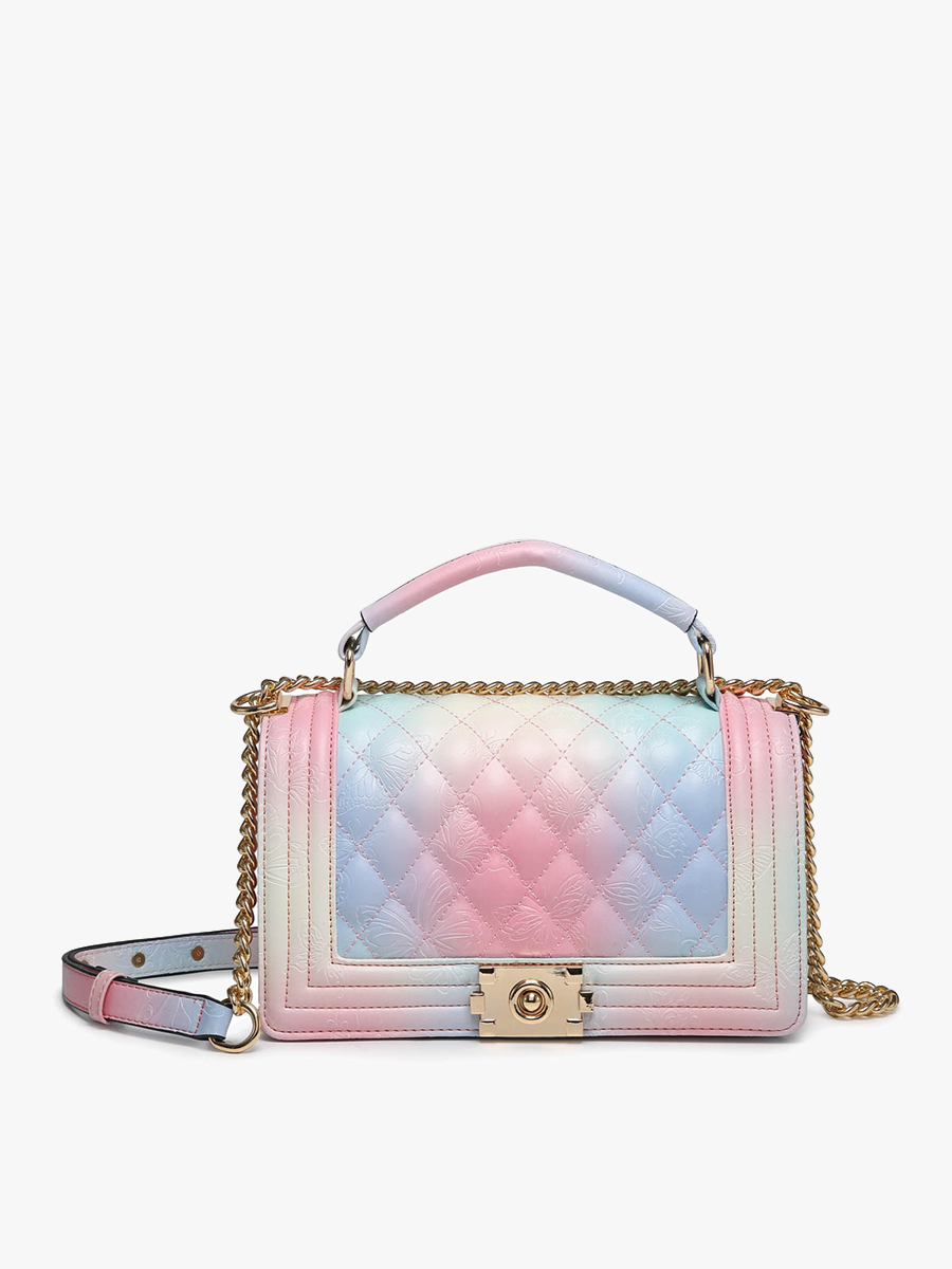 SALE $25 RETAIL $52 PP2045 Emme Quilted Ombre Butterfly Crossbody