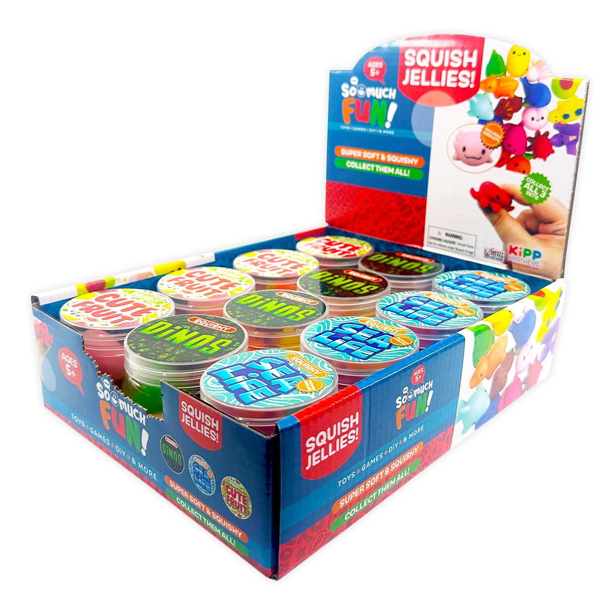 So Much Fun! Squish Jellies Toy Assortment MYSTERY COLOR