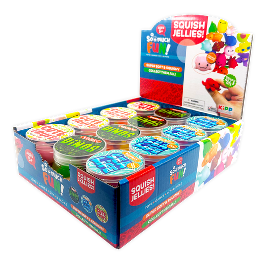 ARRIVING END OF MAY So Much Fun! Squish Jellies Toy Assortment MYSTERY COLOR