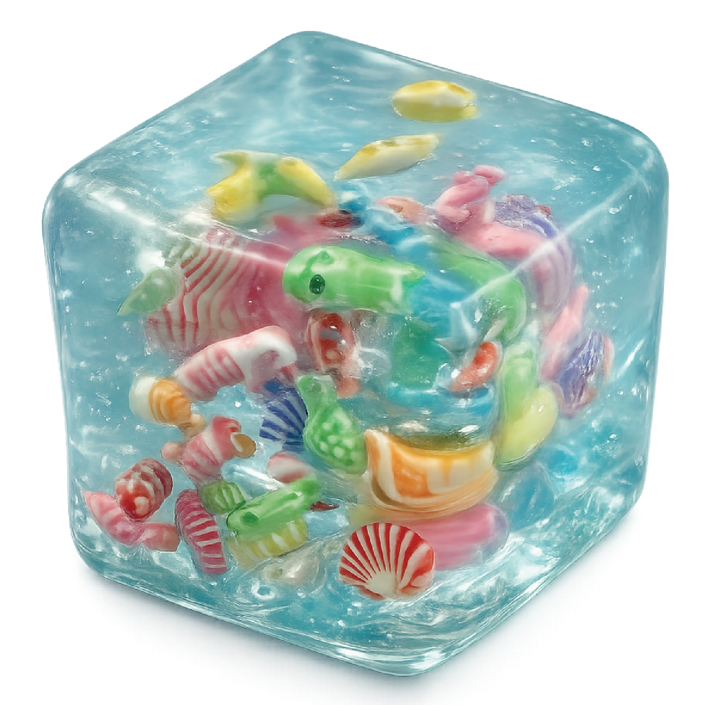 Fun Doh Squishy Charm Cube Fidget Toy Variety - 12/Display