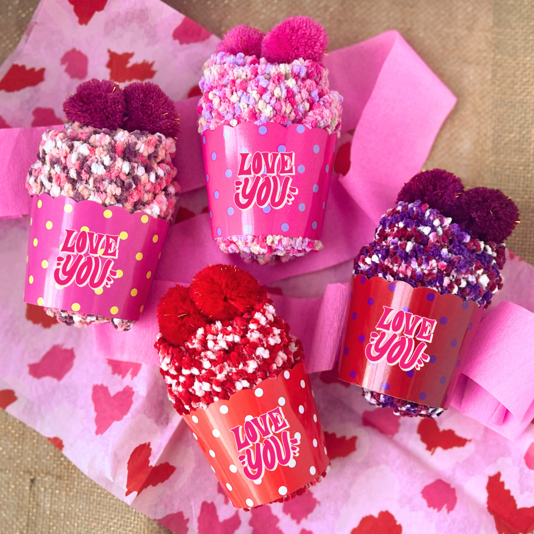 PREORDER "Love You" Valentine's Day Cozy Cupcake Socks |