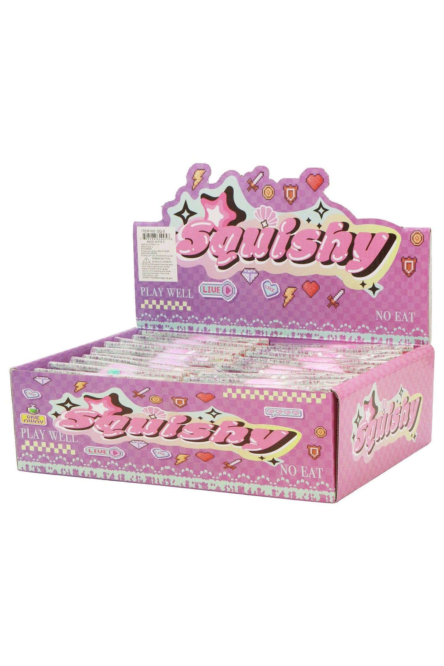 Mermaid Princess Glittered Jiggly Mochi Sticky Squishy MYSTERY COLOR