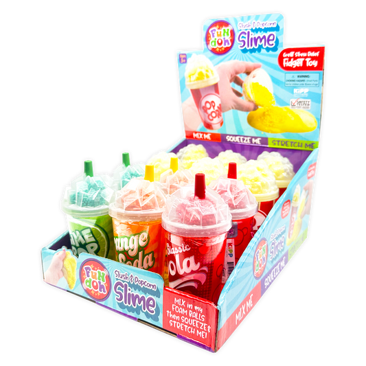 ARRIVES EARLY JUNE Fun Doh Slush and Popcorn Slime Assortment  Top Seller MYSTERY COLOR
