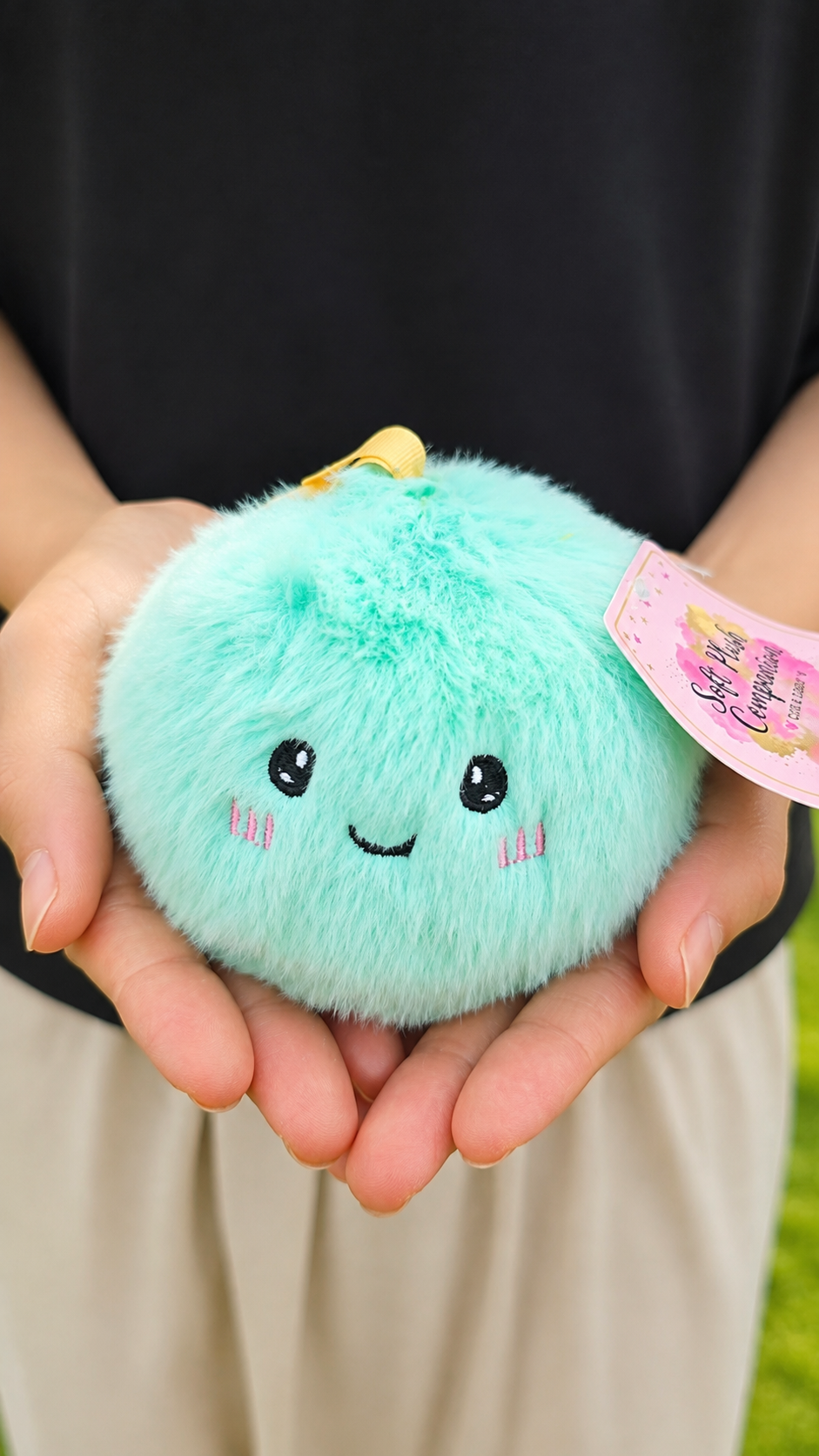 4.5-inch Plush Squishy Dumpling Keychain & Bag Charm