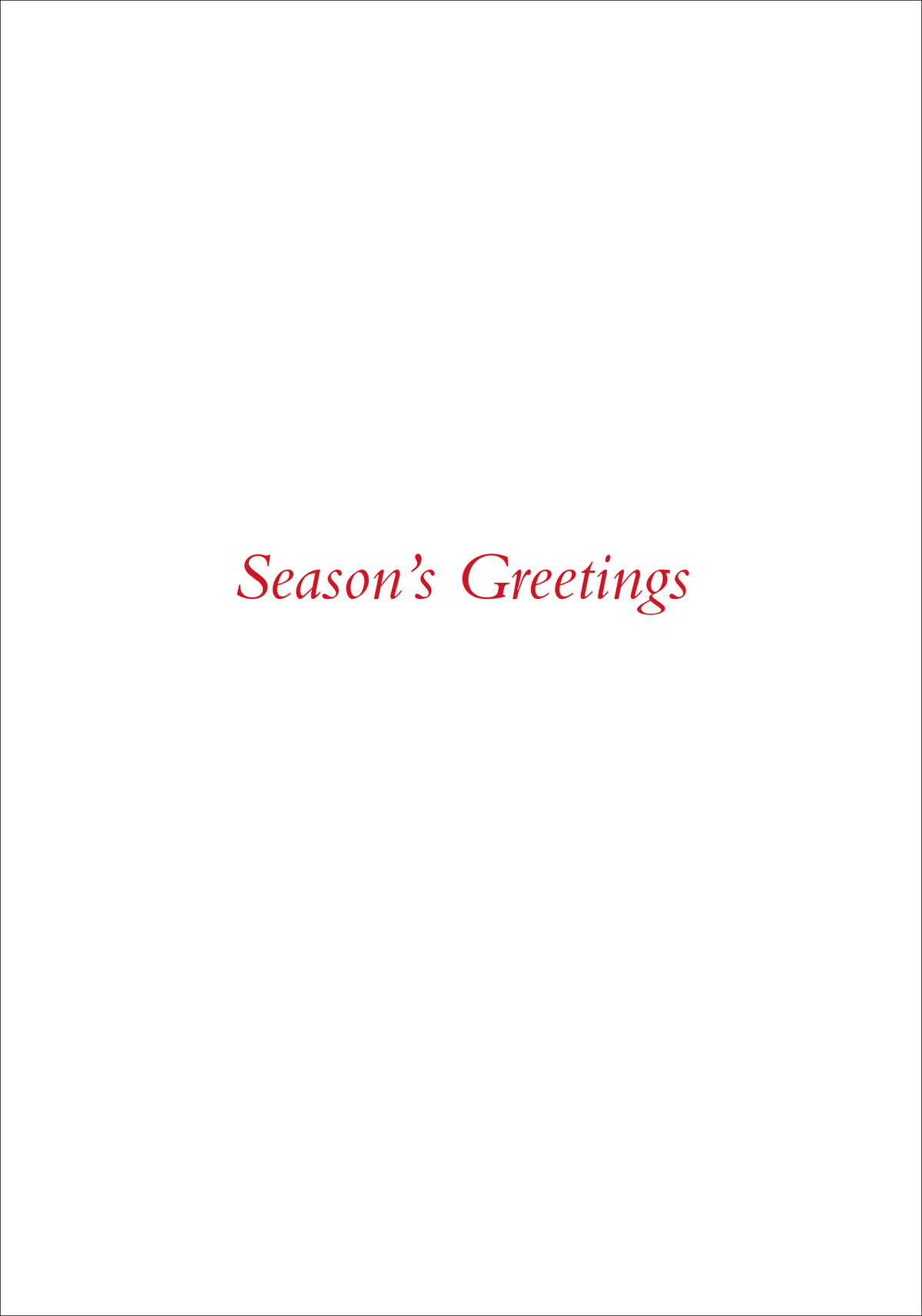 Festive Highland Cow Small Boxed Holiday Cards