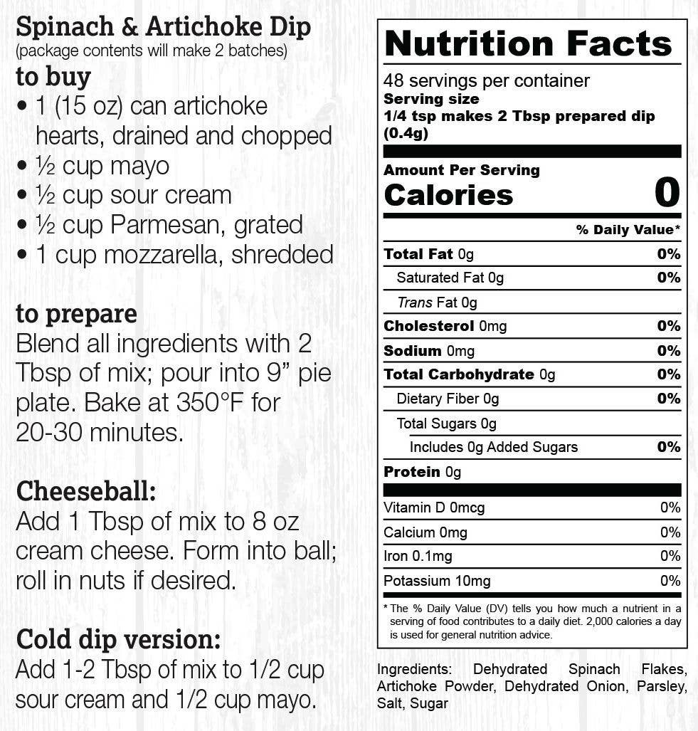 Spinach Artichoke Farmhouse Artisan Dip
