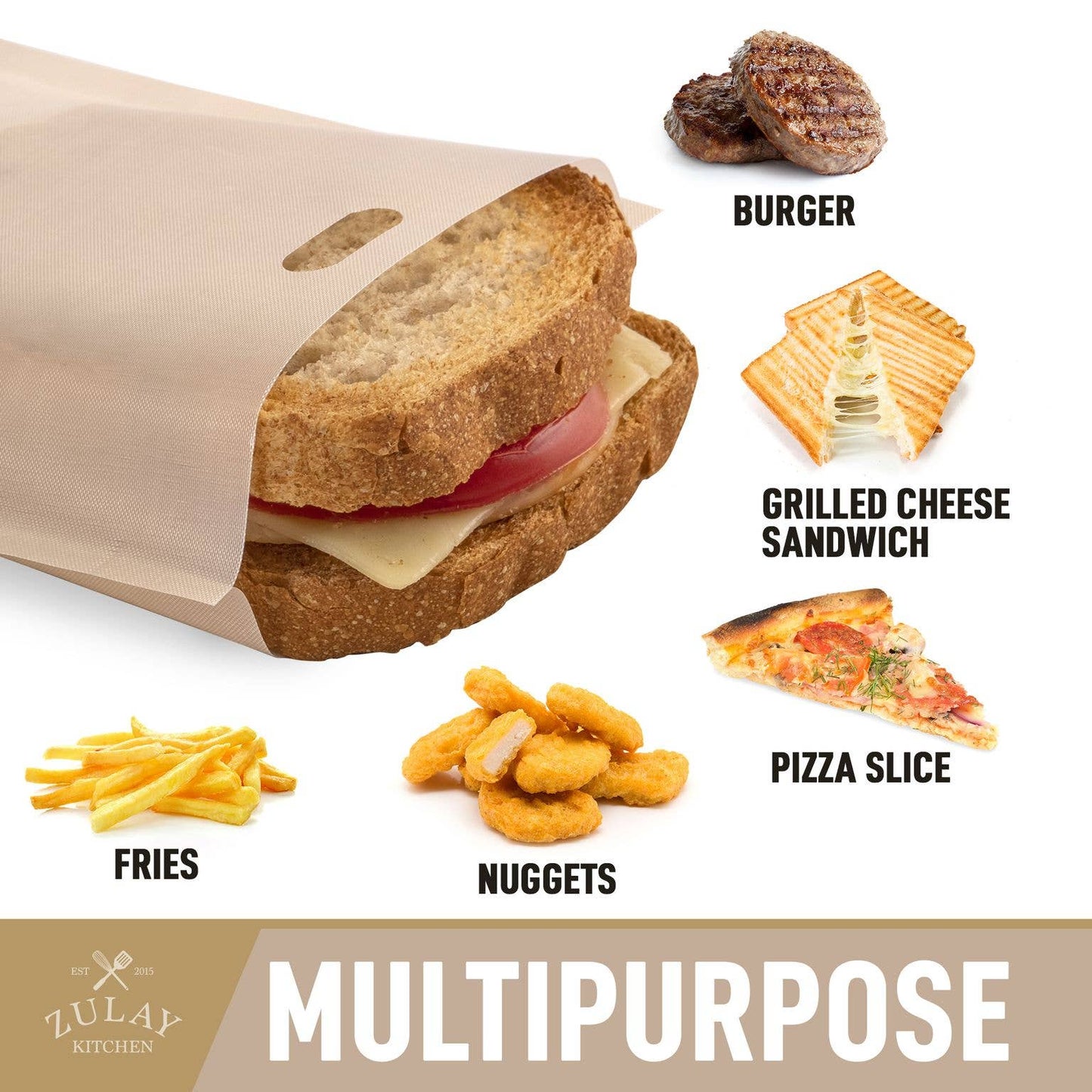 Reusable Toaster Bags - 6 Pack F151