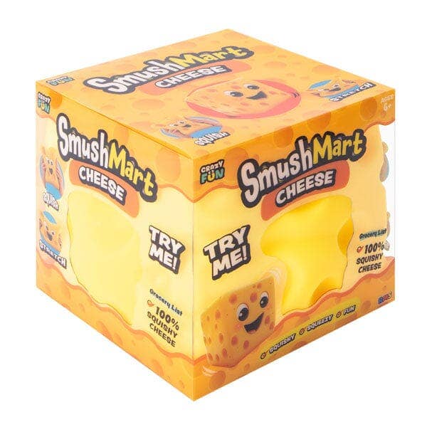 RMS® SmushMart™ Giant Cheese Block Squishy 1pc