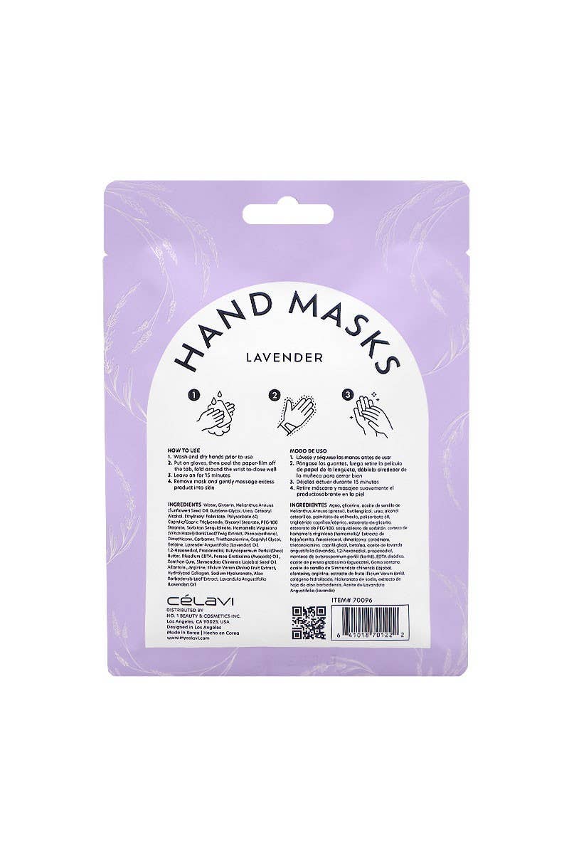 Celavi 70096 Lavender Hand Mask- F190