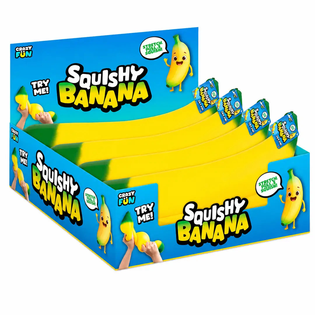 PREORDER ARRIVES EARLY OCTOBER Rms® Smushmart™ Giant 15" Banana Squishy 1pc
